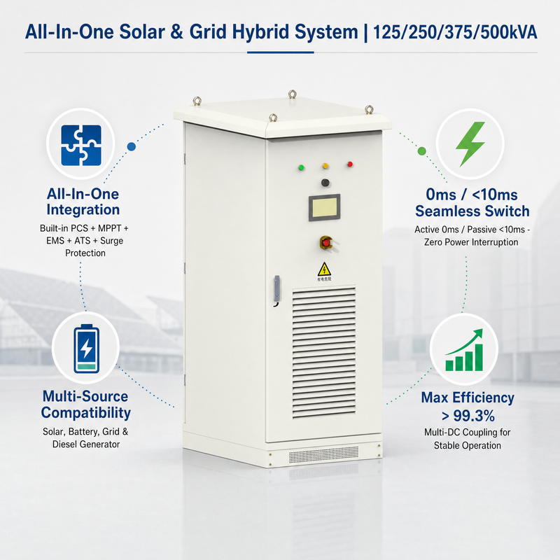 Systeme solaire tout-en-un HAG2 125~500kVA